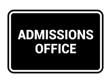 Signs ByLITA Classic Admissions Office Sign